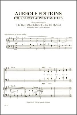 To Thee, O Lord, Have I Lifted Up My Soul